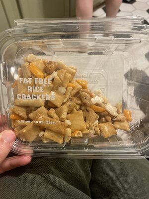 Fat Free Rice Crackers front packaging