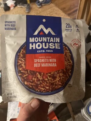 Freeze Dried Classic Spaghetti with Meat Sauce