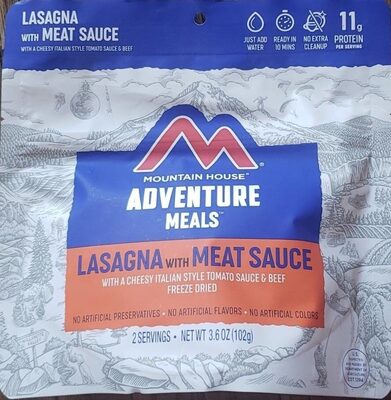 Lasagna with Meat Sauce front packaging
