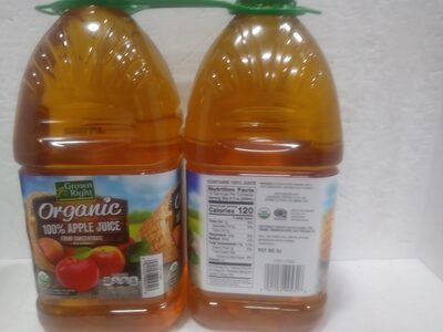 100% Apple Juice front packaging