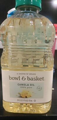 Bowl and Basket Canola Oil