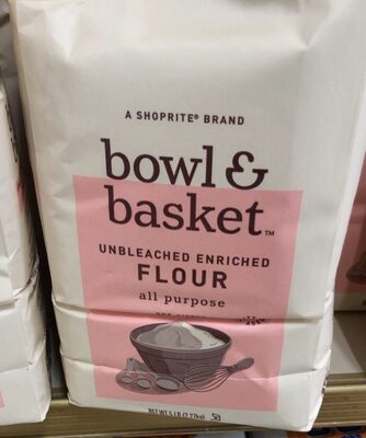 Bowl & basket unbleached enriched flour front packaging