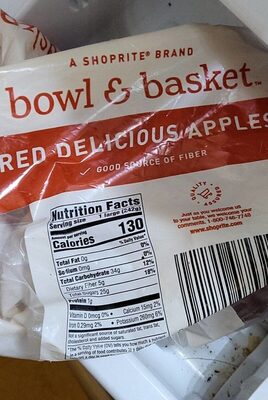 Red delicious apples