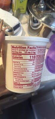 4% MILKFAT MINIMUM COTTAGE CHEESE large curd nutrition facts table