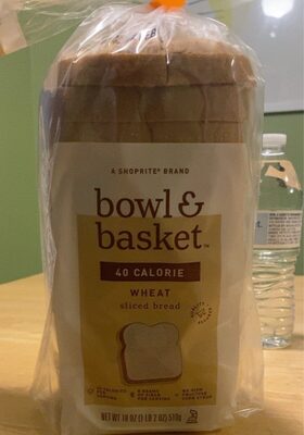 40 calorie wheat bread front packaging
