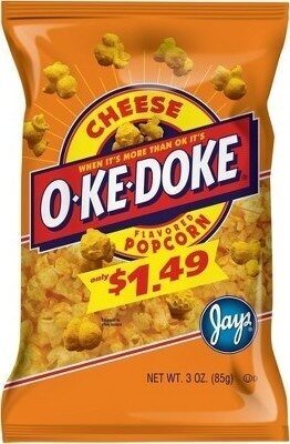 O-Ke-Doke, Flavored Popcorn, Cheese