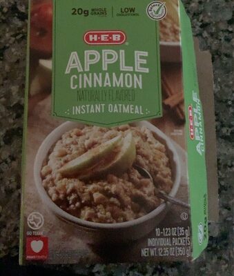 Apple Cinnamon Instant Oatmeal