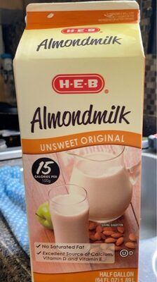 Almondmilk front packaging