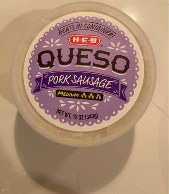 pork sausage queso