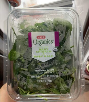 Baby spinach & baby kale