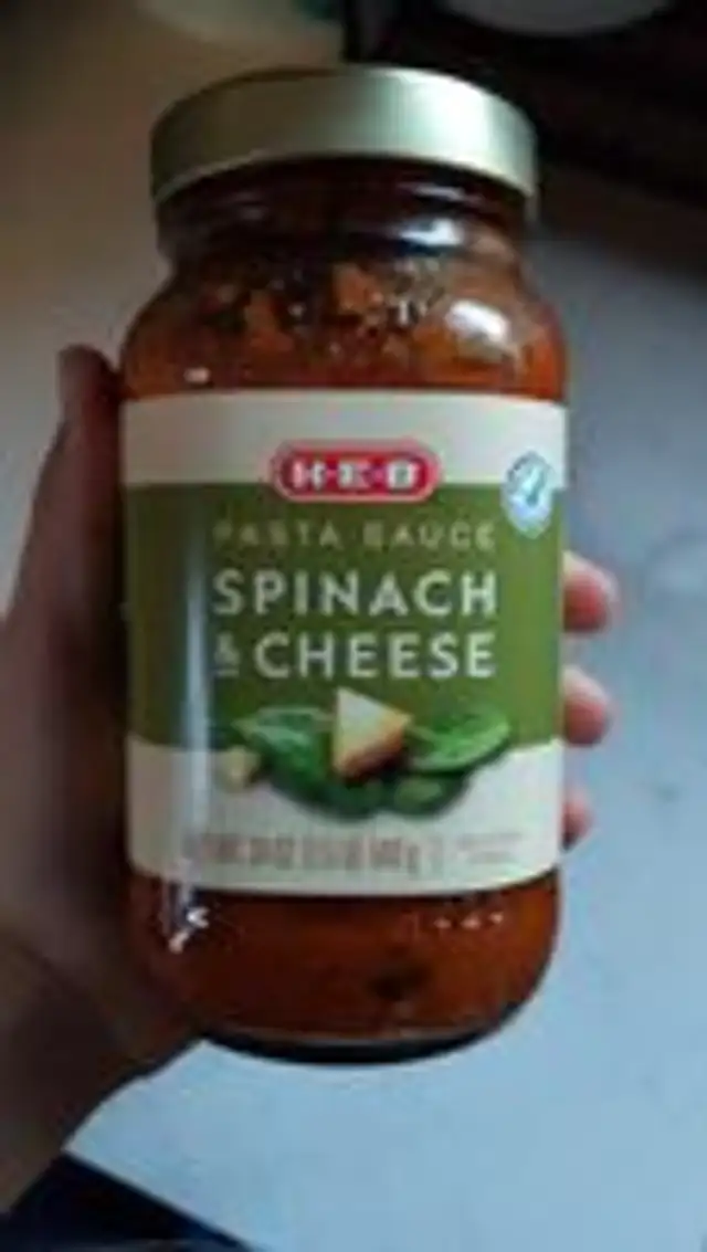 Pasta Sauce Spinach and Cheese