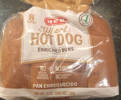 Heb wheat hot dog enriched buns