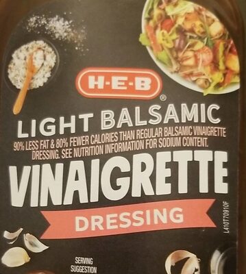 HEB light balsamic vinaigrette dressing