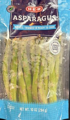 Asparagus washed, trimmed & ready to cook