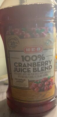 100% Cranberry Juice Blend