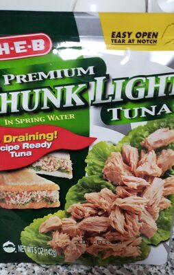 Premium chunk light tuna front packaging