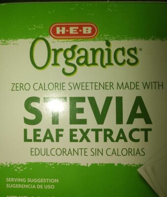 Stevia Leaf Zero Calorie Sweetener front packaging