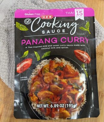 Heb cooking sauce panang curry front packaging