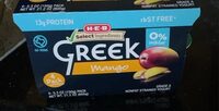 HEB Mango Greek Yogurt