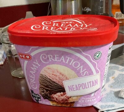 Creamy Creations Neopolitan Ice Cream