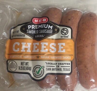 Smoked sausage cheese