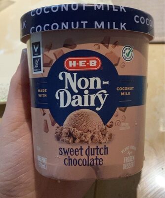 Non-dairy sweet dutch chocolate icecream