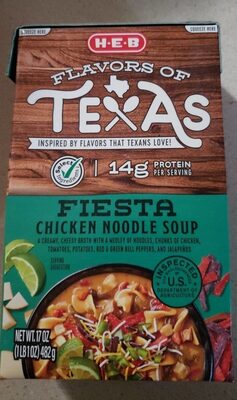 Fiesta Chicken Noodle Soup front packaging