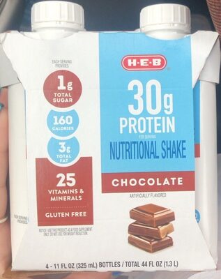 Heb chocolate protein shake