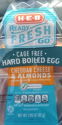 Ready Fresh go hard boiled egg, cheddar cheese and almonds