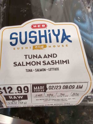 Tuna and Salmon Sashimi