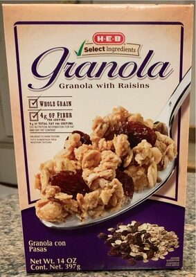 H-E-B Granola front packaging
