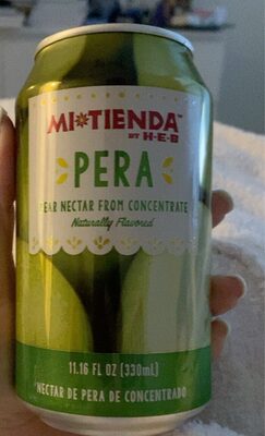 Pear nectar from concentrate