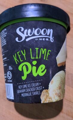 HEB Swoon Key Lime Pie ice cream front packaging