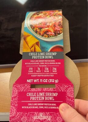 Meal Simple Chile Lime Shrimp Protein Bowl