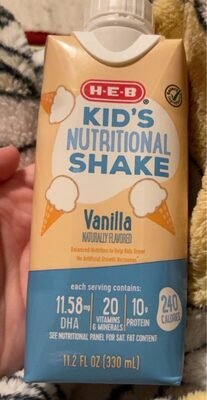 Kids nutritional shake