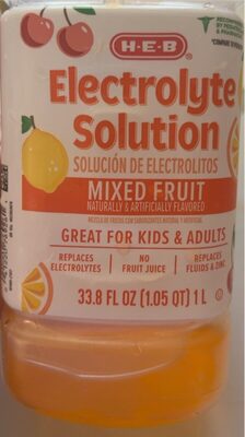 Electrolyte front packaging