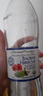 Organic italian soda Baobab Hibiscus