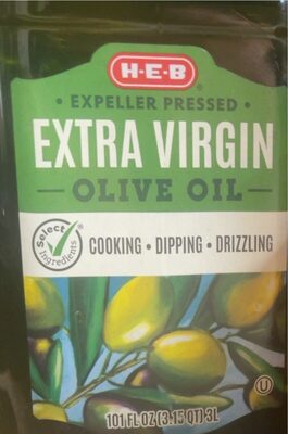 Extra virgin olive oil front packaging