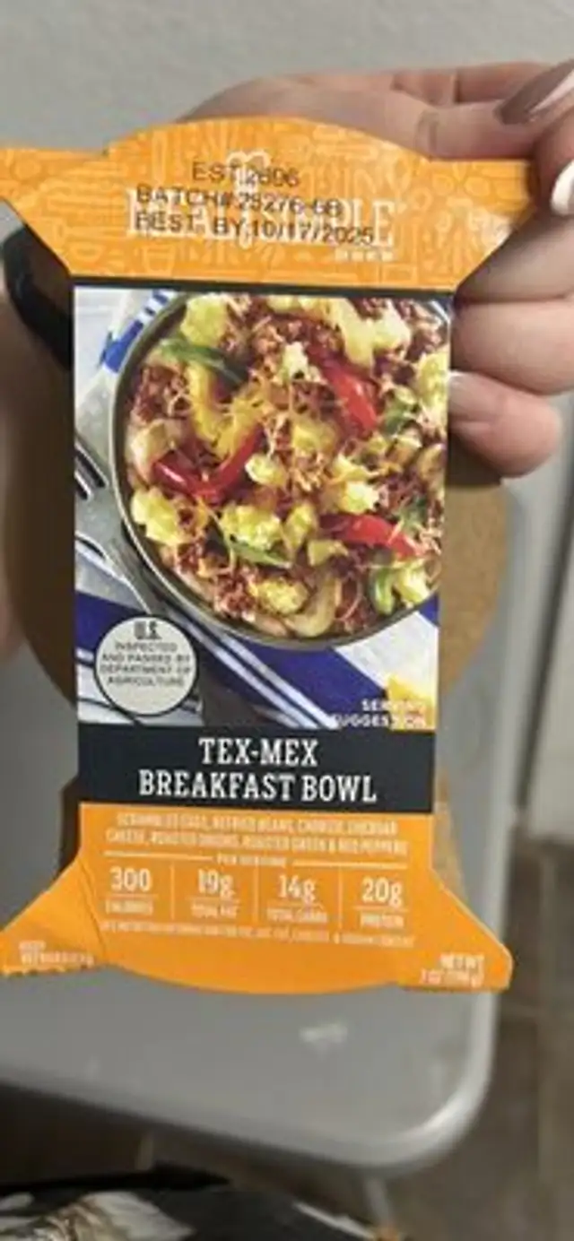 TEX-MEX BREAKFAST BOWL front packaging