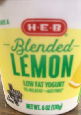 blended lemon yogurt