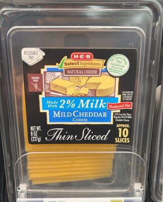 Heb 2% milk Mild Cheddar