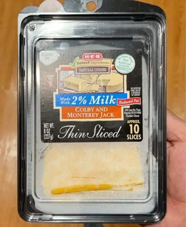 Colby and Monterey Jack cheese front packaging
