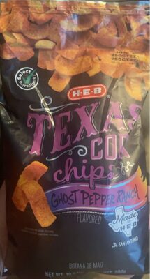 Texas corn chips front packaging