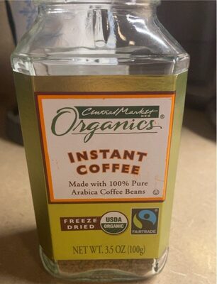 Organics instant coffee