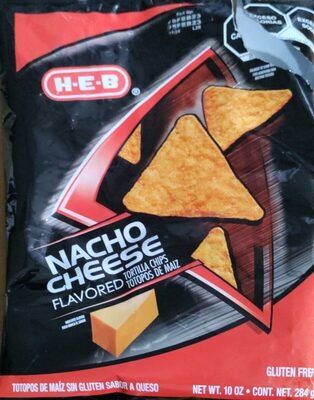 Nacho Cheese Flavored Tortilla Chips