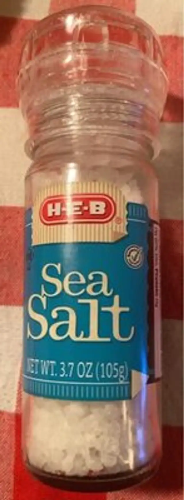 Sea salt front packaging
