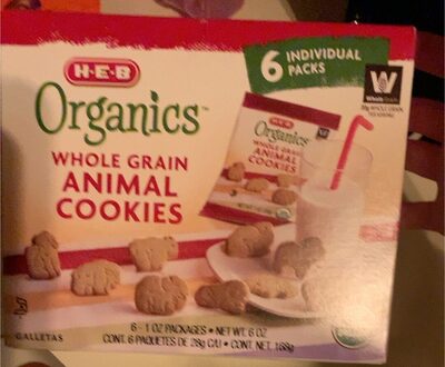 Whole grain animal crackers