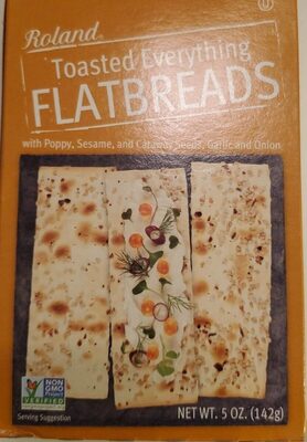 Toasted Everything Flatbreads