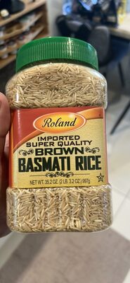 BROWN BASMATI RICE front packaging