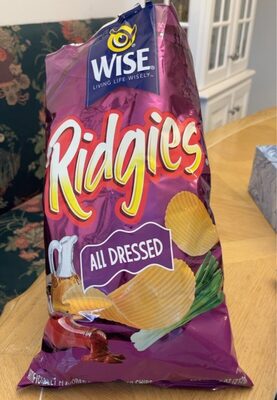 Ridges All dressed chips front packaging